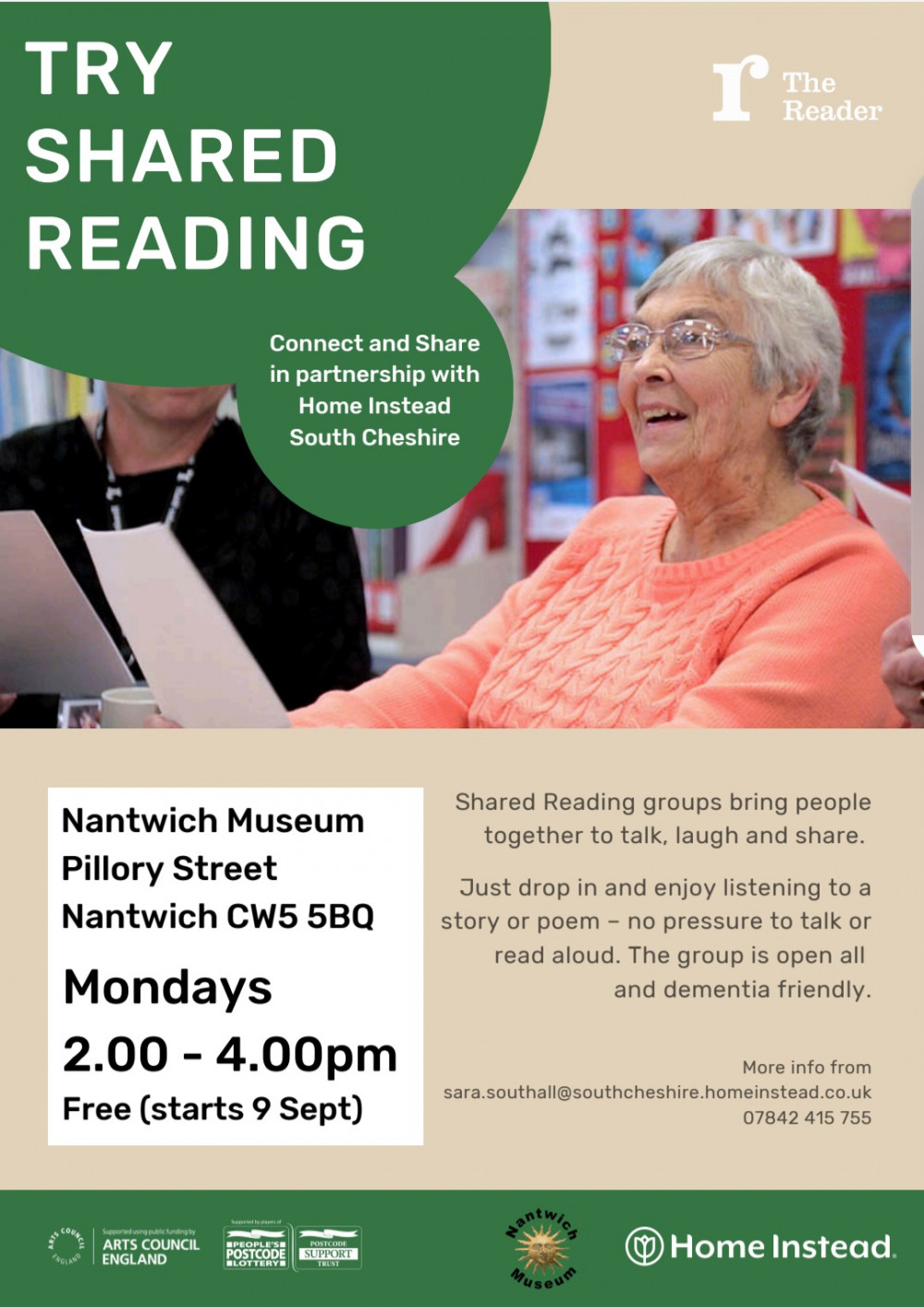 Shared Reading Group Launching September 2024 Shared Reading Group Launching September 2024