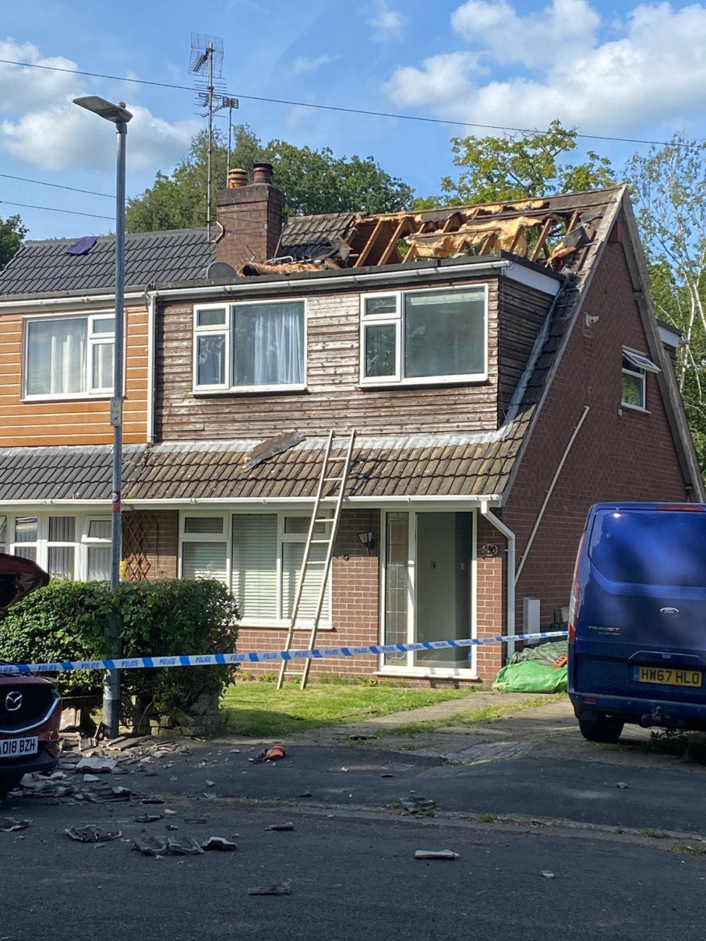 A Crewe man has been arrested and remains in police custody, after he got on to the roof of a house and caused damage in Rode Heath near Alsager (Nub News Reader).