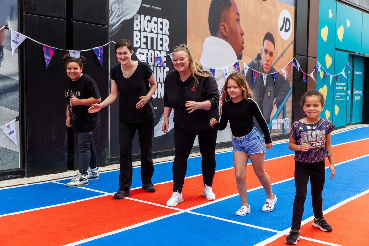 The Merseyway shopping centre in Stockport town centre has reported a surge in footfall following a weekend of beautiful weather and busy events (Image - Matthew Nichol Photography)