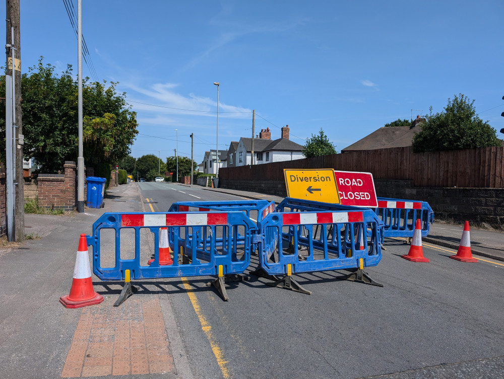 Roadworks began on Weston Road this week, between the junctions for Park Hall Road and Leek Road (LDRS).