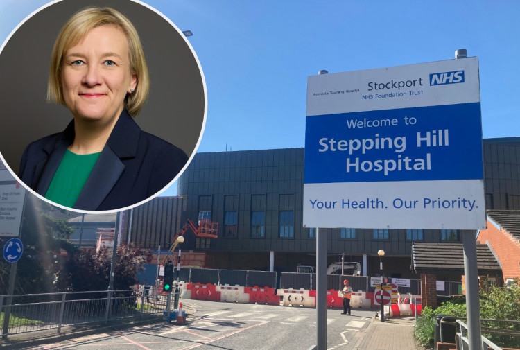 Lisa Smart, the newly-elected MP for Hazel Grove, called for repairs at Stepping Hill Hospital in her maiden speech in Parliament (Images - UK Parliament / Alasdair Perry)