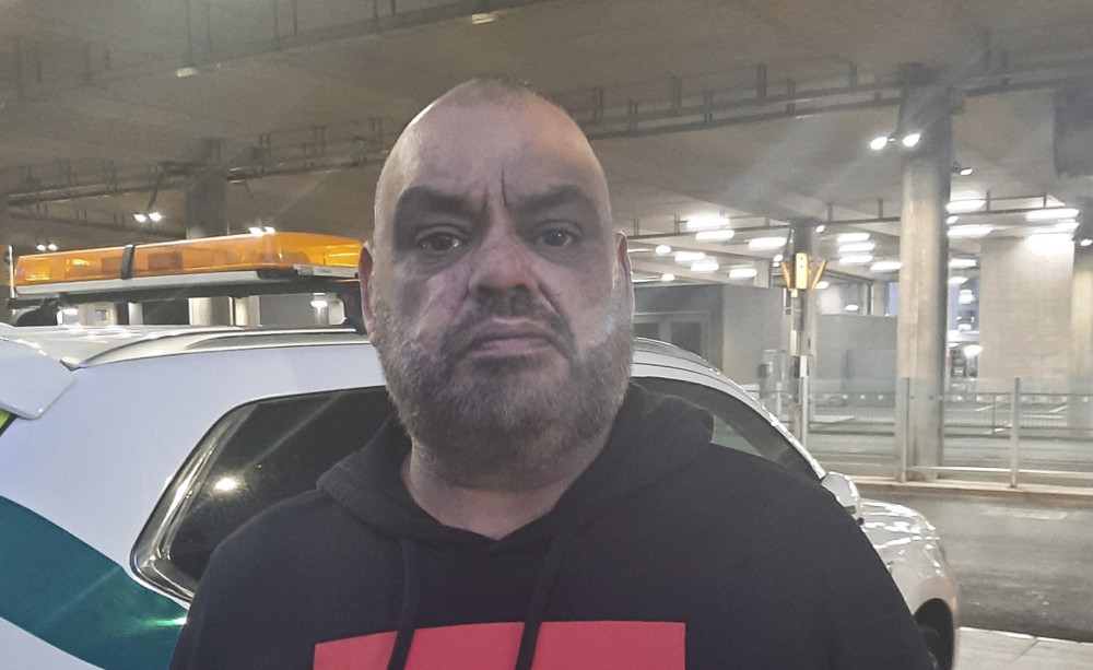 Sajid Ali, 56, was arrested at Heathrow Airport in January this year (image via SWNS)