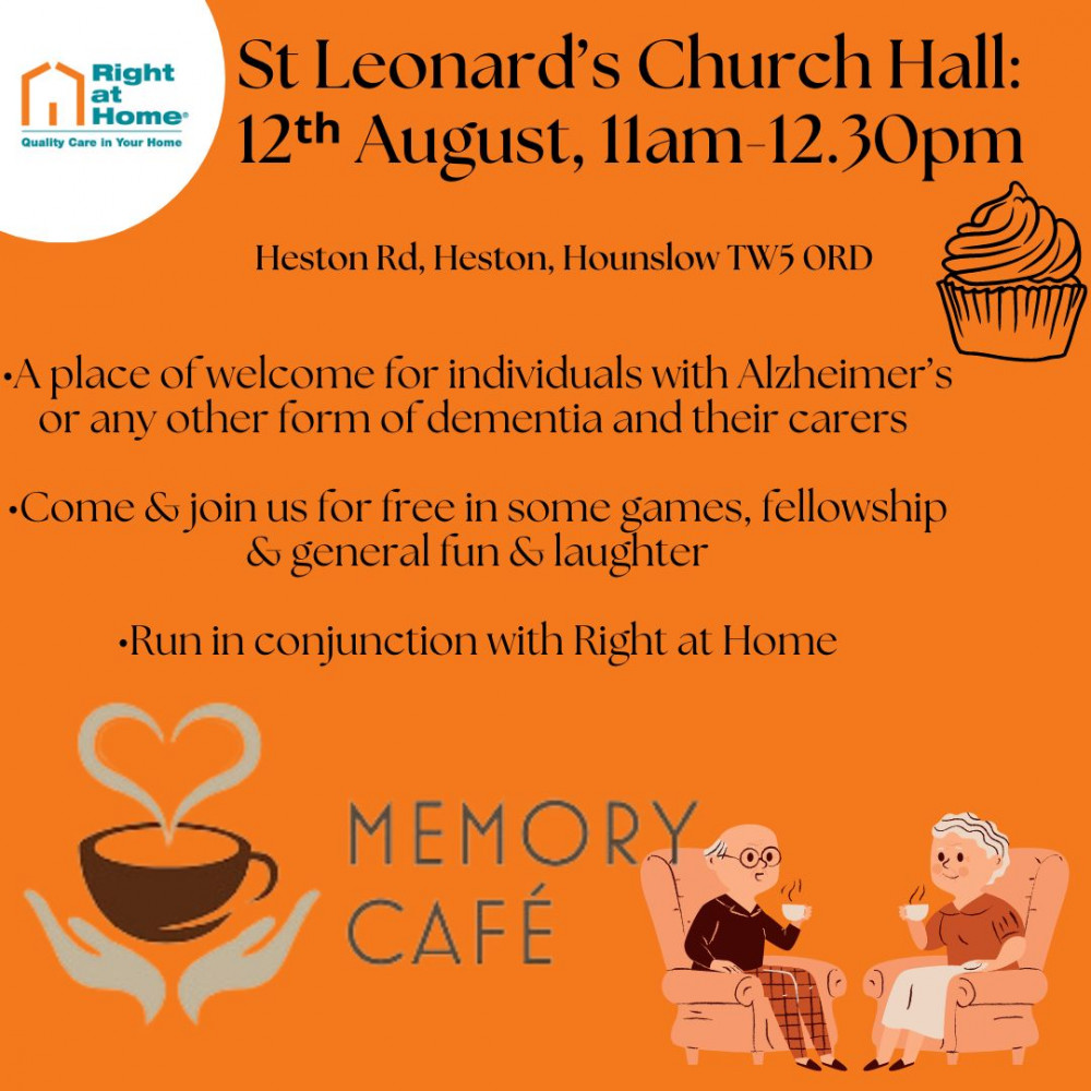 Memory Cafe from Right at Home Ealing (credit: Image supplied). Memory Cafe from Right at Home Ealing (credit: Image supplied).