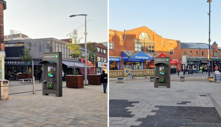 Plans have been approved for two new 'communications hubs', featuring a defibrillator, advertising screens, free wifi, device chargers, and phones (Image - JCDecaux, via planning document)