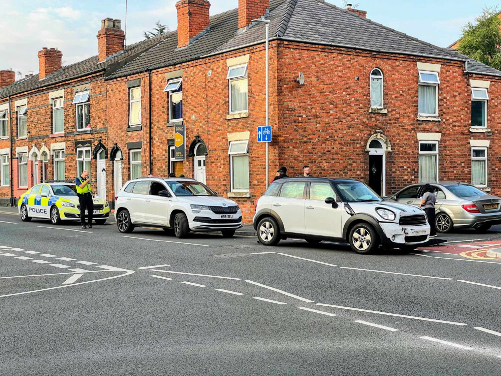 On Wednesday 31 July, Cheshire Police received reports of a collision on Flag Lane, at its junction with Delamere Street (Nub News).