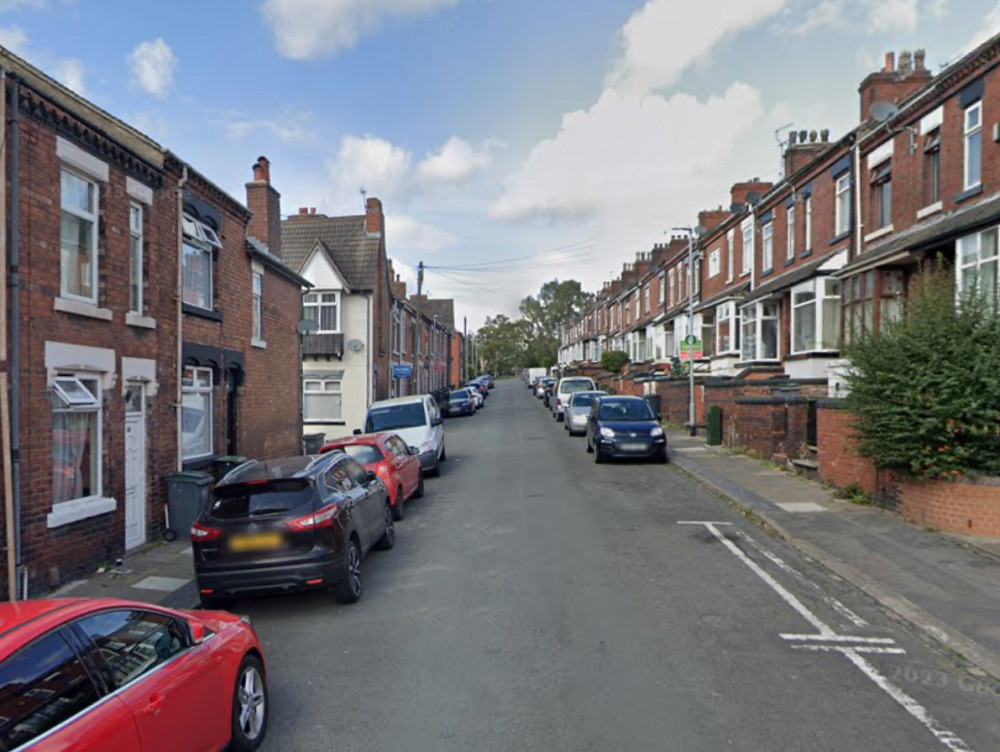 Police stopped a black BMW with blue lights and a siren on Broomhill Street (Google).