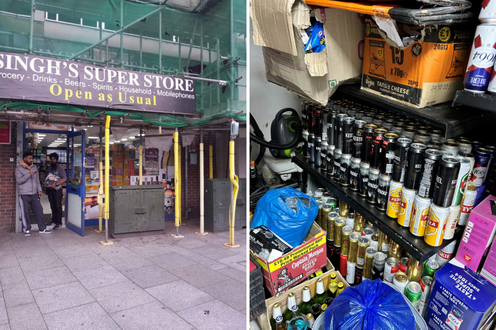 Ealing Council rejects licence application for Singh Superstore in Beaconsfield, Southall over past issues with unpaid duty products, counterfeit cigarettes, and antisocial behaviour (credit: Ealing Council).