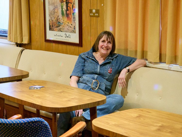 Sue Hill is a regular at Teddington Constitutional Club, where she holds Disco Soul and 60s, 70s, and 80s music nights twice a month to upwards of 100 people. (Photo: Oliver Monk)