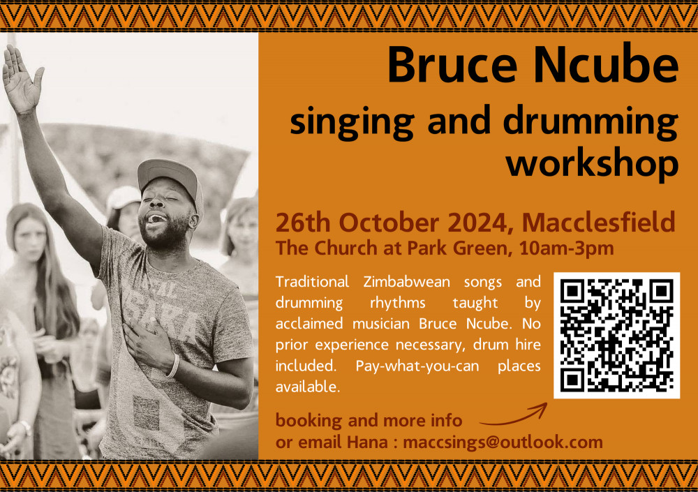 Zimbabwean singing & drumming workshop with Bruce Ncube