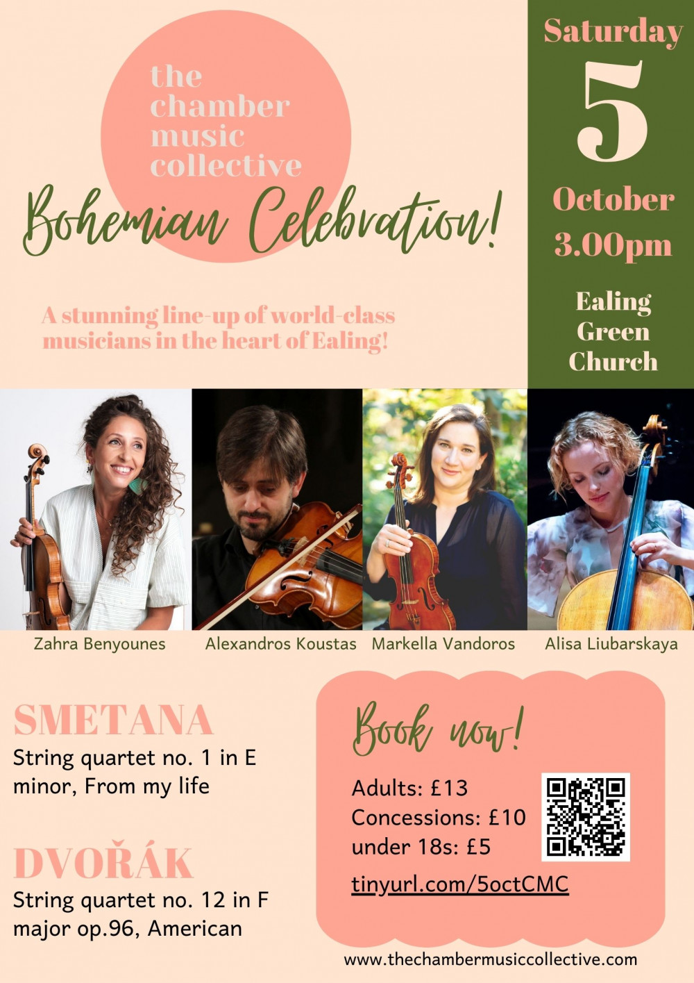 Bohemian Celebration, The Chamber Music Collective Bohemian Celebration, The Chamber Music Collective