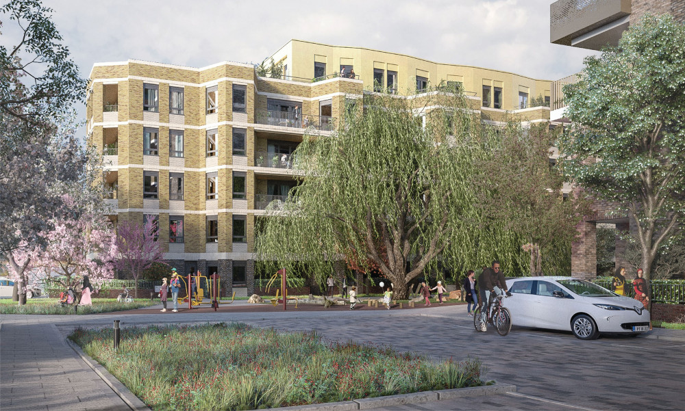 The redevelopment of the Cambridge Road Estate will deliver 2,170 homes for people in the borough (image via Kingston Council)