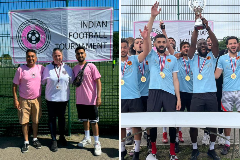 Indian Football Tournament was able to raise £4,882 for charity this year (credit: Right at Home & @indianfootballtournament/Instagram).