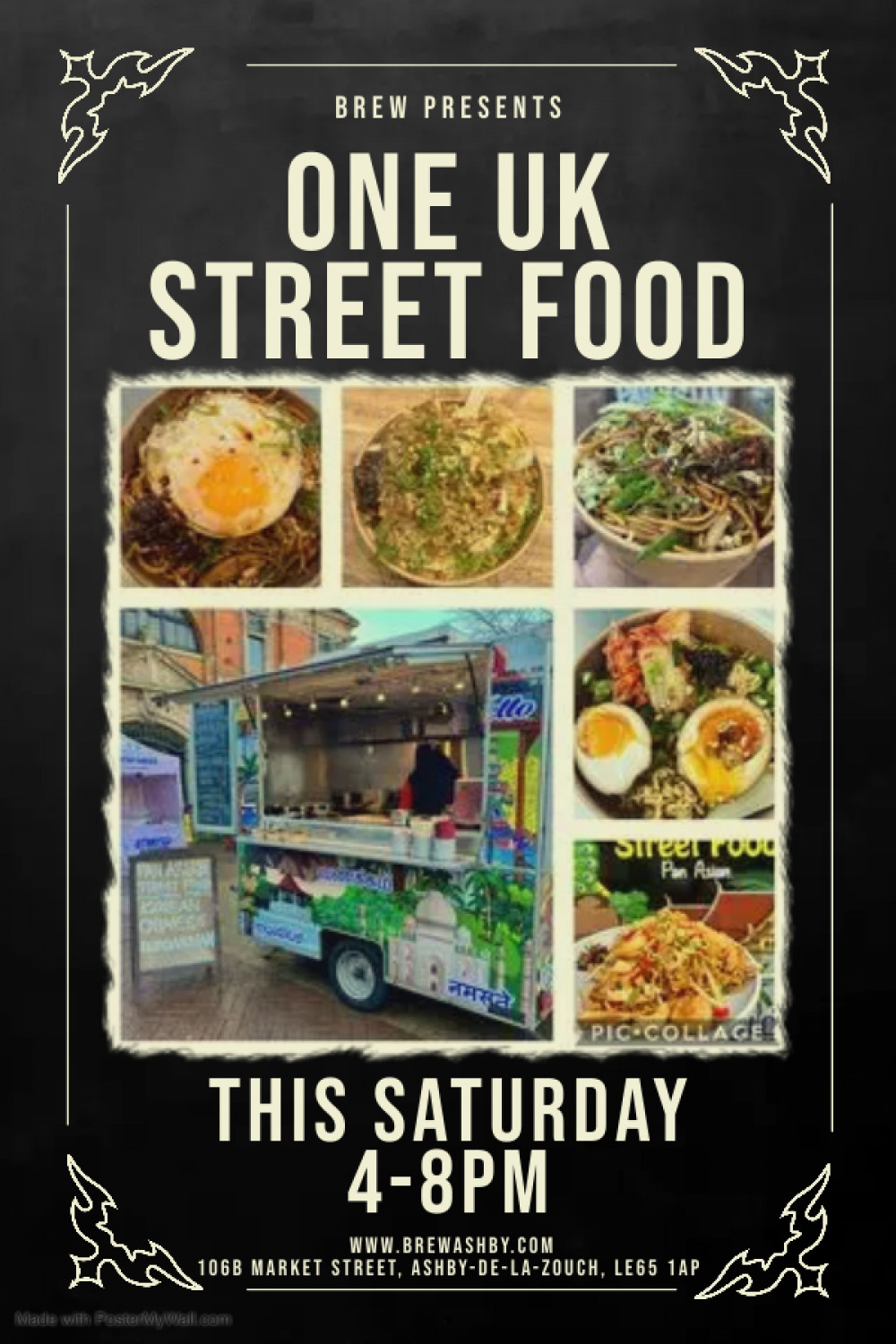 One UK Street Food Pop Up at Brew, 106B Market Street, Ashby-de-la-Zouch