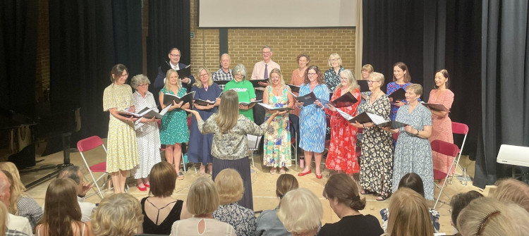 The choir raises money for Macmillan Cancer Support