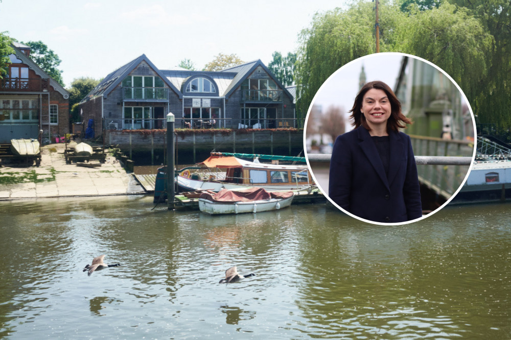 Liberal Democrat Richmond Park MP Sarah Olney welcomes the fines Thames Water is facing (image by Nub News & Sarah Olney).