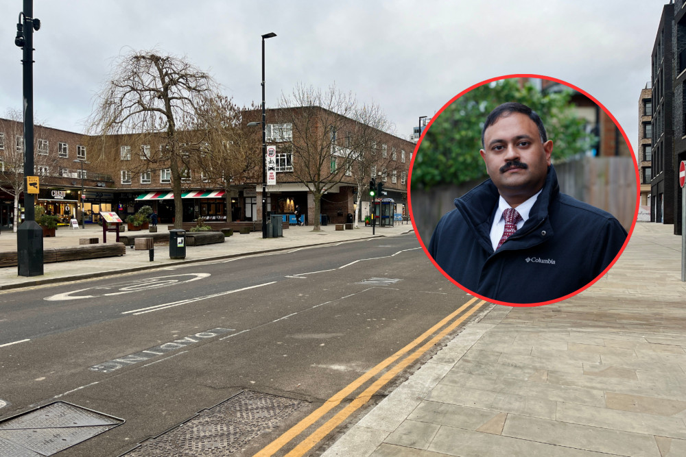 Hounslow Council Leader Councillor Shantanu Rajawat has responded to a rumoured protest taking place in Brentford on Wednesday, 7 August (credit: Cesar Medina & Facundo Arrizabalaga/MyLondon).