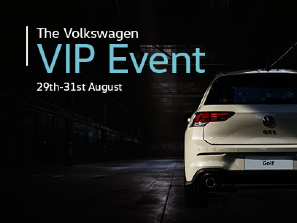 Crewe Volkswagen's VIP Event is back between Thursday 29 August and Saturday 31 August (Swansway).