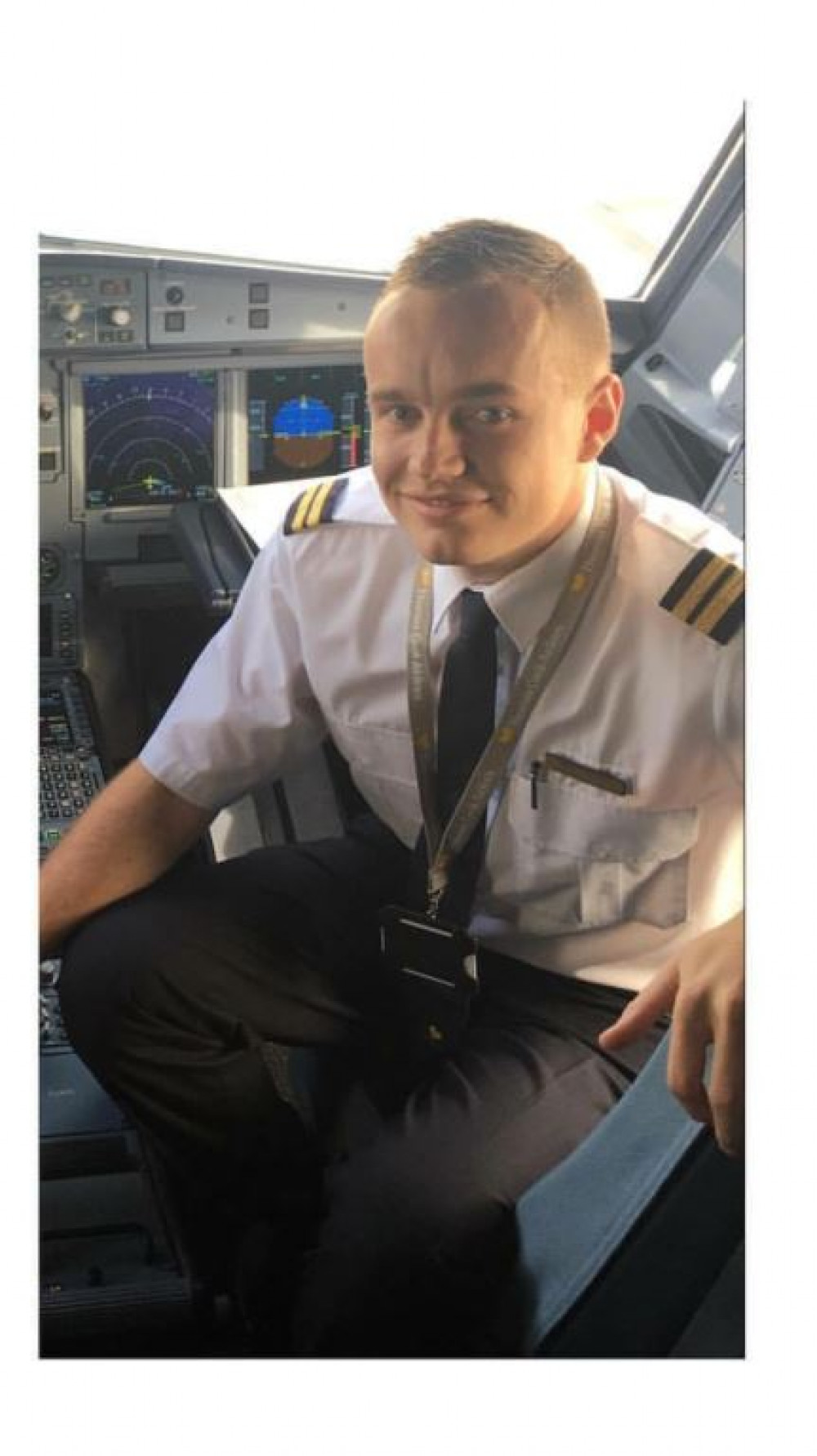 A rare cancer reduced pilot Adam Mitchell to a shell. (Photo: Sarcoma UK)