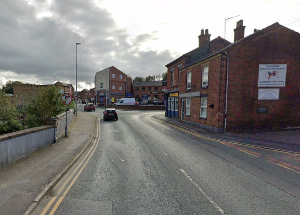 A section of Mill Street, Congleton, will close for almost three weeks (Google).