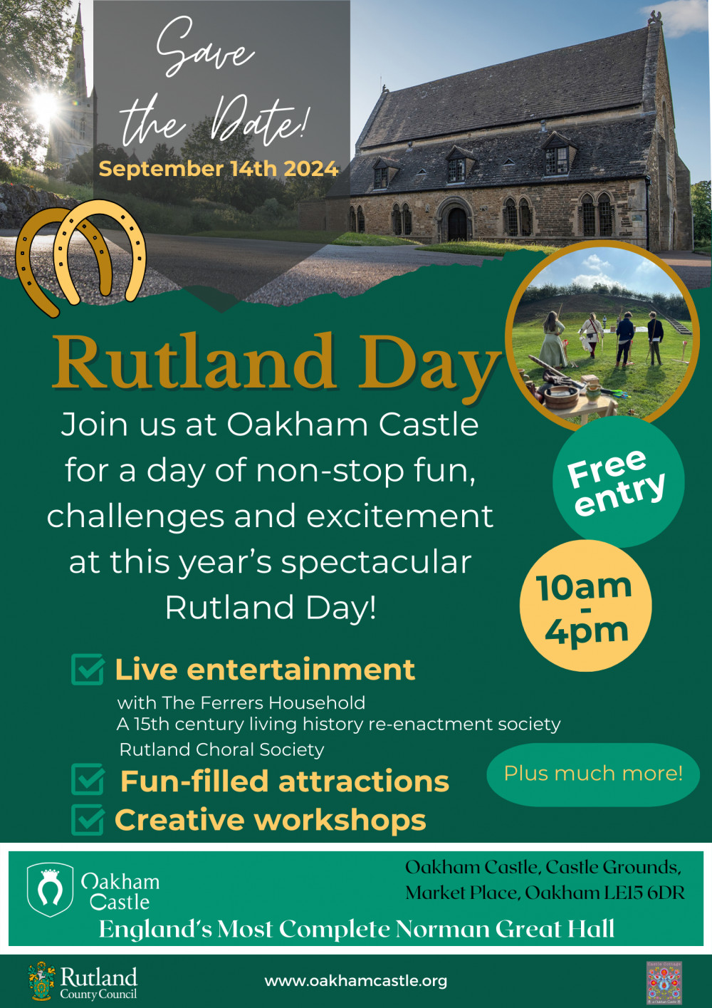Rutland Day at Oakham Castle Rutland Day at Oakham Castle