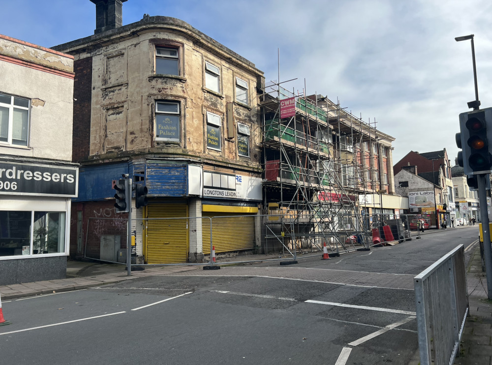 One side of Market Street, Longton, is still closed to pedestrians (Nub News).