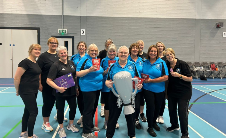 Walking netball tournament at Congleton Leisure Centre. (Photo: Everybody Health & Leisure)