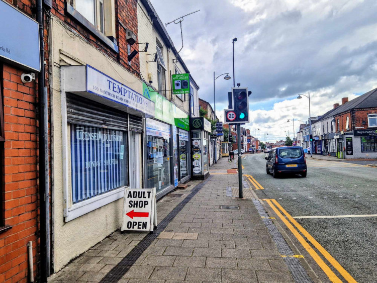 On Monday 5 August, Temptations Adult Shop submitted a premises licence application on behalf of its premises at 100 Nantwich Road (Ryan Parker).