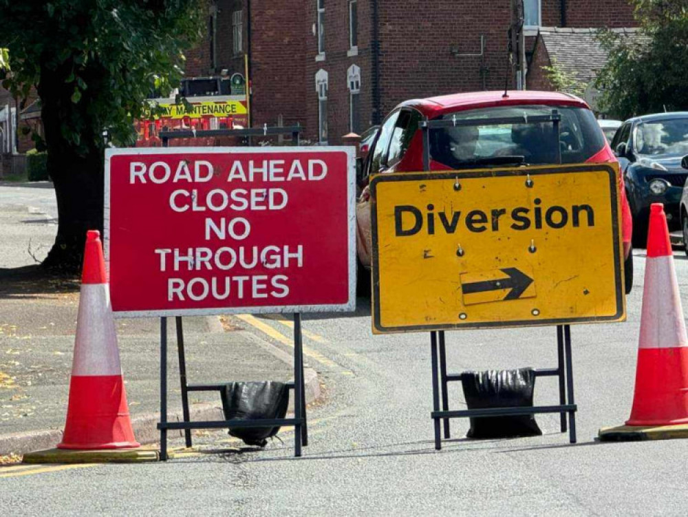 A section of Middlewich Street remains closed for up to three weeks, with United Utilities is carrying out essential works on a section of sewer (Photo: Brian Eaton). A section of Middlewich Street remains closed for up to three weeks, with United Utilities is carrying out essential works on a section of sewer (Photo: Brian Eaton).