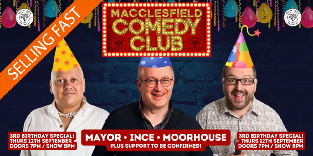 You can score your tickets on the red link below. (Image - Nodding Dog Comedy / RedWillow Macclesfield)