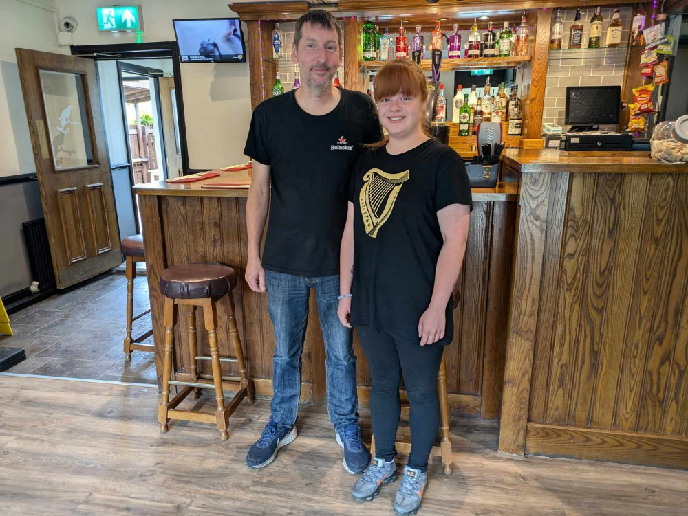 Danny Shepley and Shannon Devanney are the new faces at the Rookery Tavern in Ettiley Heath. (Photo: Nub News),