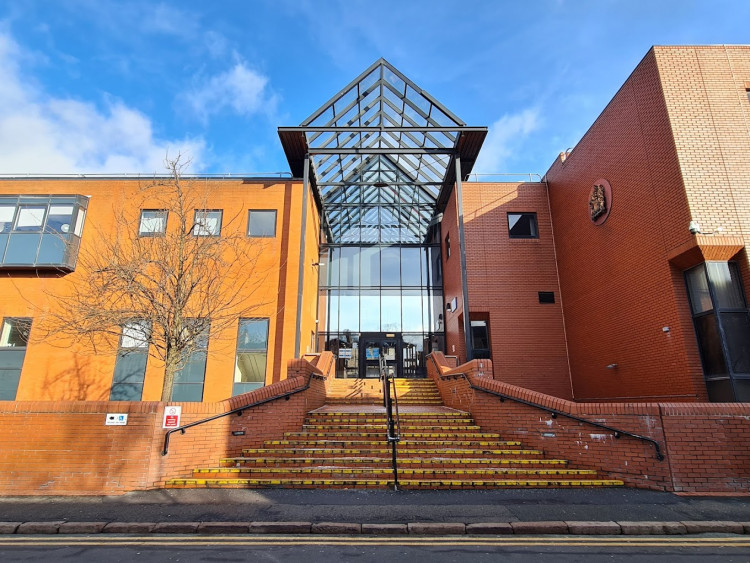 Mark Heath appeared at Leicester Crown Court yesterday (Google).