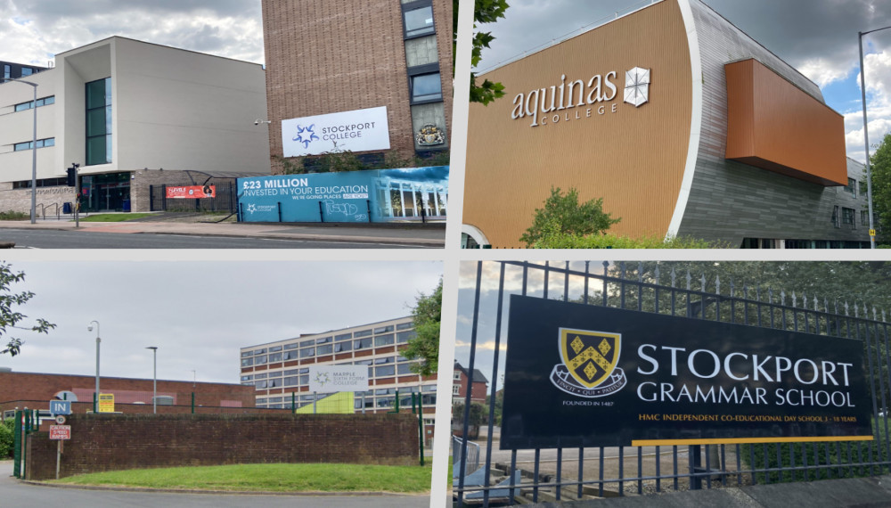 Results are in for A Level and College students across the borough - stay tuned as we bring live updates (Images - Alasdair Perry / Google Maps)