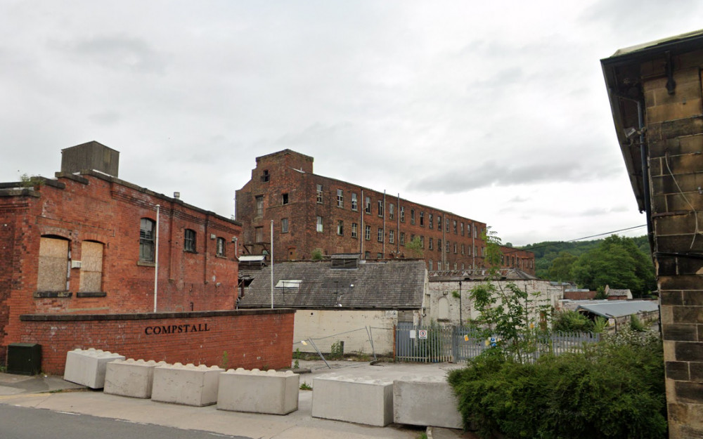 Emergency services remained at the Compstall Mills fire overnight - they were called to the scene around 6.15pm on Wednesday 14 August (Image - Google Maps)