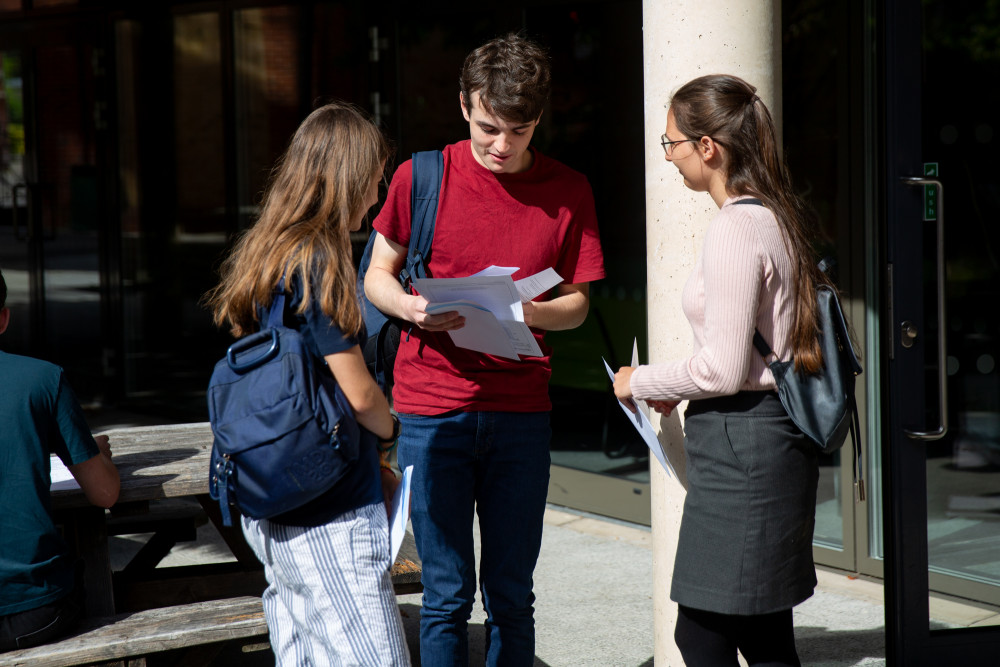 St Benedict's School in Ealing is 'delighted' to report an outstanding set of results from this year’s A Level students (credit: St Benedict's School).