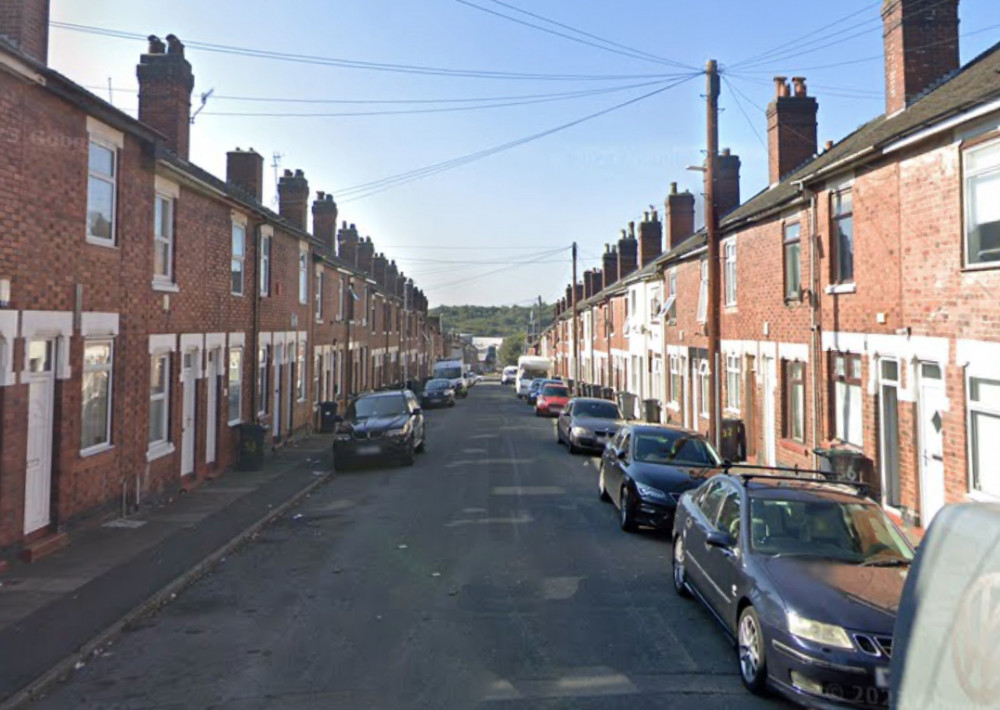 Police were called to an alleyway off Berdmore Street, Fenton, on Wednesday morning (Google).