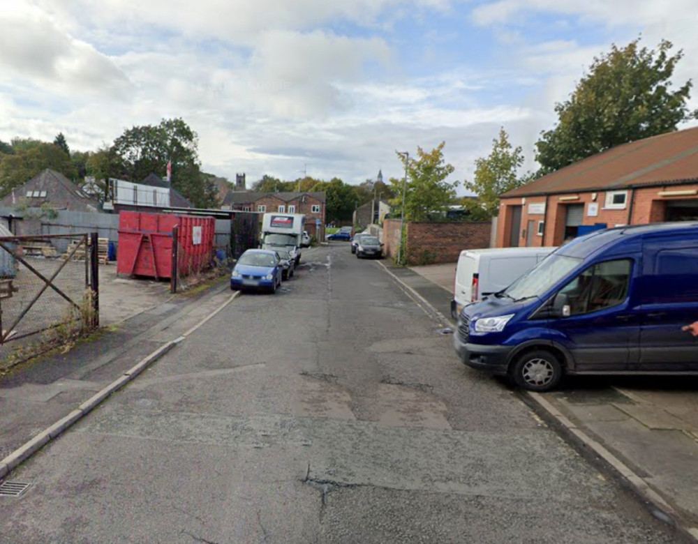 Spring Street, in Congleton, will be closed from 28 August (Google).