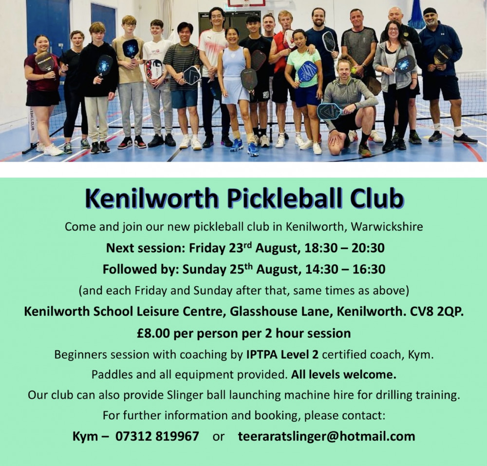 Kenilworth Pickleball Club Kenilworth Pickleball Club