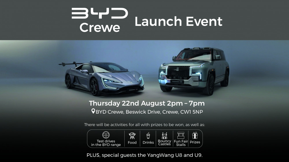 BYD Crewe Launch Event BYD Crewe Launch Event