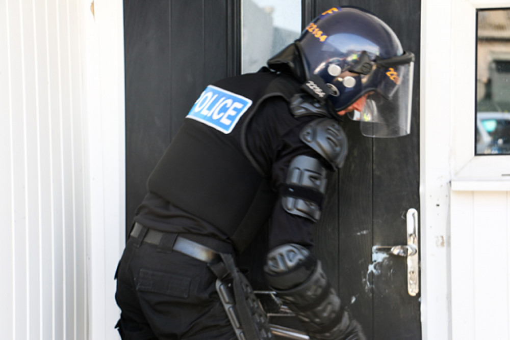 Staffordshire Police raided two addresses in Burslem and Norton last week (Staffordshire Police).