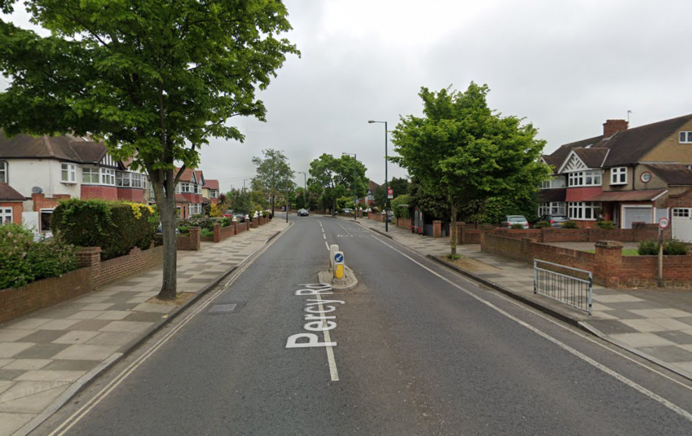 The works are being carried out on Percy Road, Twickenham (image via Google Maps)