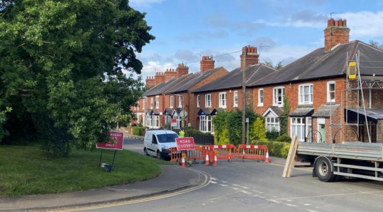 Tree removal works have been taking place along Brooke Road in Oakham (Rutland County Council).