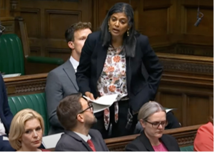 Rupa Huq MP questions Prime Minister Kier Starmer in Parliament on mobility for young people across Europe (credit: UK Parliament).