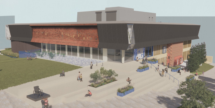 An artist's impression of how the revamped Potteries Museum & Art Gallery could look (Stoke-on-Trent City Council).