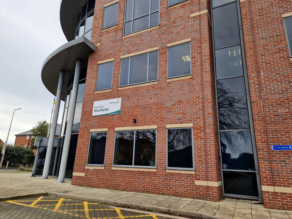 Cheshire East Council headquarters, Westfields. 