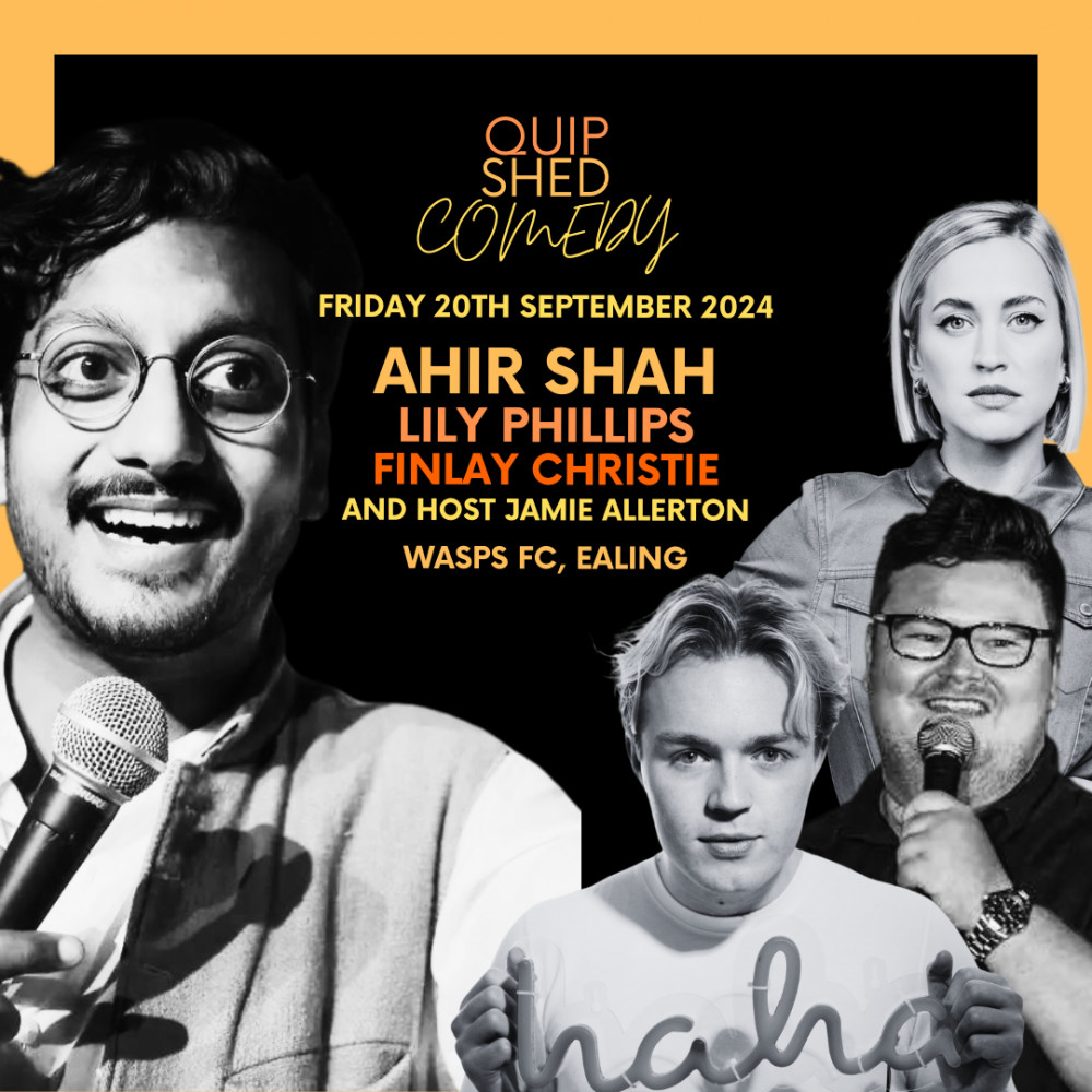 Quip Shed Comedy @Wasps FC ft. Ahir Shah Quip Shed Comedy @Wasps FC ft. Ahir Shah