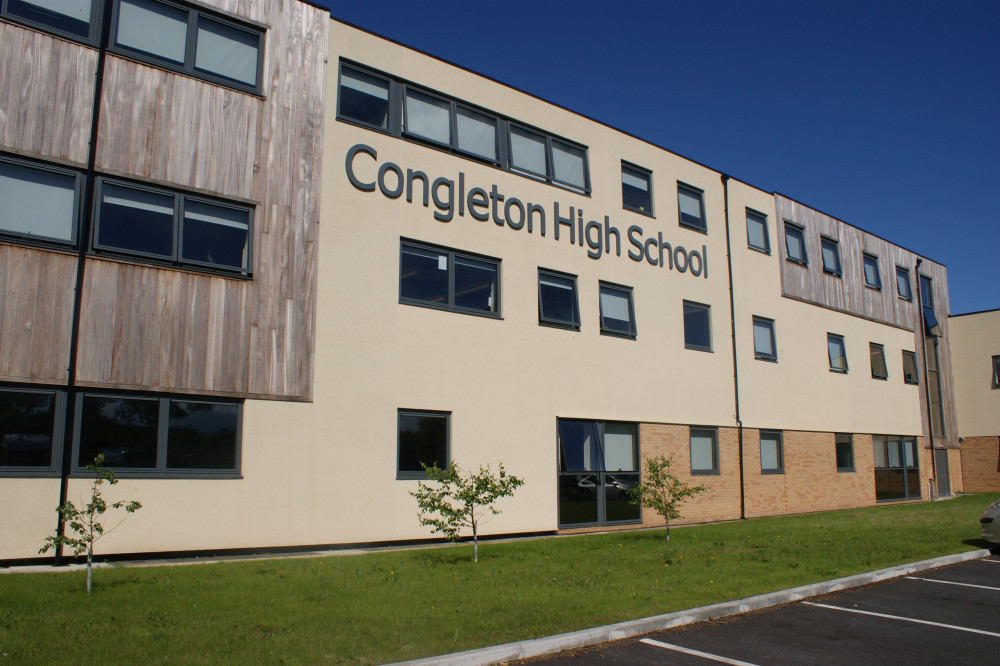 Students at Congleton High School have celebrated a 'brilliant' set of grades on this year's results day (Image - Alexander Greensmith)