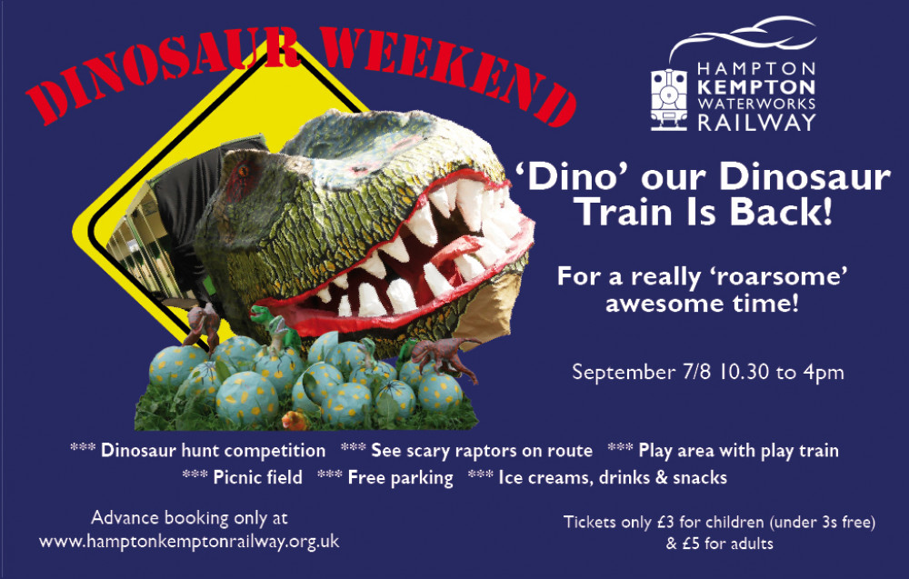 Dinosaur Weekend!  7/8 September 2024