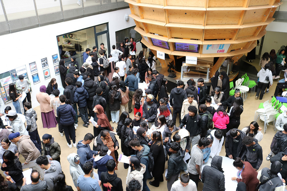 Students in Ealing picked up their GCSE results on Thursday, 22 August (credit: Featherstone High School). Students in Ealing picked up their GCSE results on Thursday, 22 August (credit: Featherstone High School).