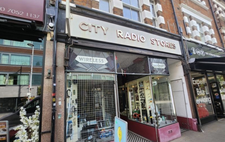 City Radio Stores in Bond Street, Ealing is up on the market (credit: O'Brien Real Estate).