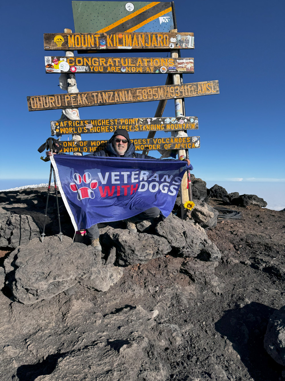 The top of Kilimanjaro is at 5895 metres, or 19,341 feet. (Image - Paul Stephens)